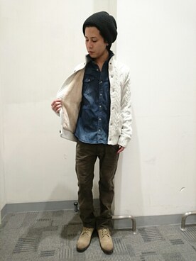 Hirotomo Miyataさん（メンズ・167cm）の冬コーディネート