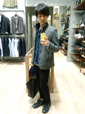 Hirotomo Miyataさん（メンズ・167cm）の春コーディネート