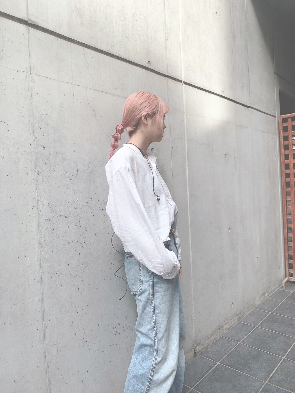 「ラルフローレンシャツ、ラルフローレン、シャツスタイル、古着コーデ、古着好きな人と繋がりたい、ふるぎ」｜「RALPH LAURENのアイテム（シャツ/ブラウス、ホワイト系）」を使った、yukko1115さん（レディース・163cm）の冬コーディネートの1枚目の写真