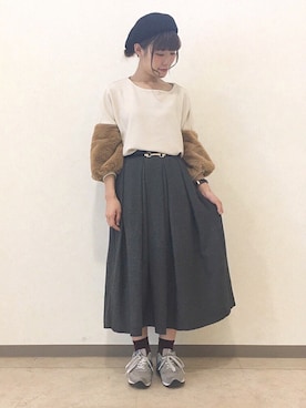 やすたろさん（レディース・154cm）の秋コーディネート