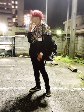 malmalさん(メンズ・180cm)の春コーディネート