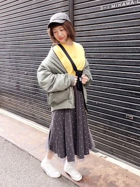 「MICHIKO LONDON」｜YAMAさん（レディース・157cm）の冬コーディネート