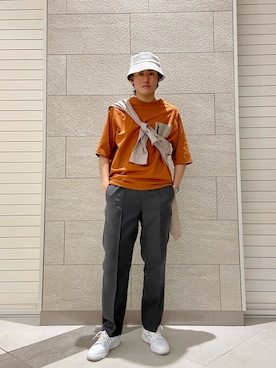 「URBAN RESEARCH Sonny Label（アーバンリサーチサニーレーベル）のアイテム（帽子）」を使った、soraさん（メンズ・178cm）の春コーディネート