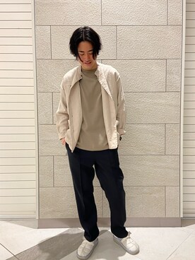 「アーバンリサーチ」｜「アイテム（カバーオール）」を使った、soraさん（メンズ・178cm）の春コーディネート