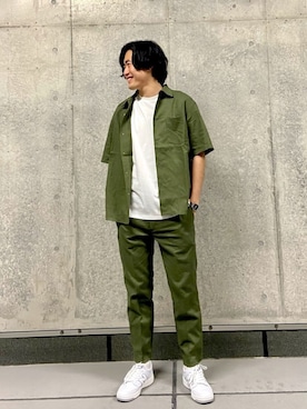 「Gramicci（グラミチ）のアイテム（トップス）」を使った、soraさん（メンズ・178cm）の春コーディネート