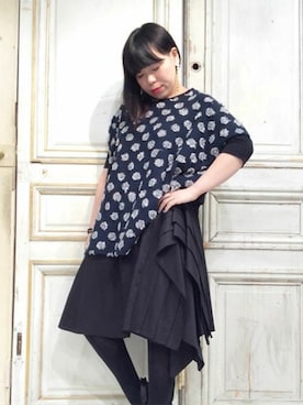 「gomme（ゴム）のアイテム」を使った、gommeさん（レディース・156cm）の春コーディネート