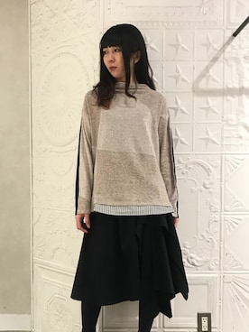 「gomme（ゴム）のアイテム」を使った、gommeさん（レディース・159cm）の春コーディネート