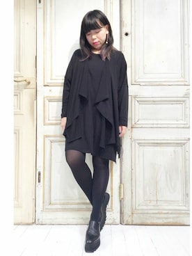 「gomme（ゴム）のアイテム」を使った、gommeさん（レディース・156cm）の春コーディネート