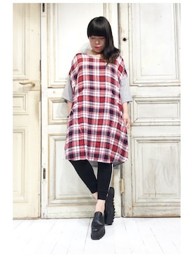 「スウェットワンピース」｜gommeさん（レディース・156cm）の春コーディネート