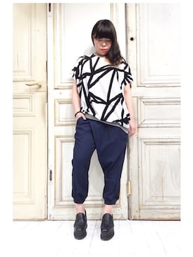 「gomme（ゴム）のアイテム」を使った、gommeさん（レディース・156cm）の春コーディネート