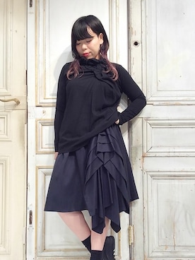 「gomme（ゴム）のアイテム」を使った、gommeさん（レディース・156cm）の夏コーディネート