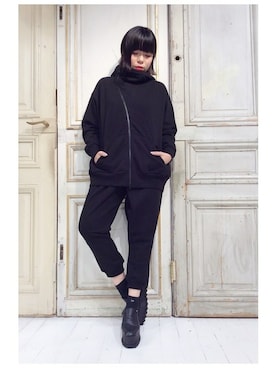 「gomme（ゴム）のアイテム」を使った、gommeさん（レディース・156cm）の秋コーディネート