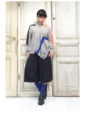 「gomme（ゴム）のアイテム」を使った、gommeさん（レディース・156cm）の冬コーディネート