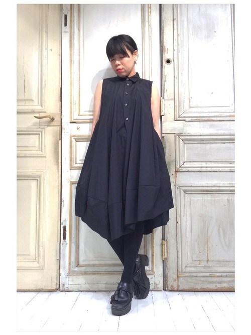 Gomme Gomme ラフォーレ原宿 1 5ｆ Gommeのシャツワンピースを使ったコーディネート Wear