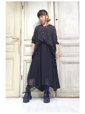 「ドット柄」｜gommeさん（レディース・156cm）の春コーディネート