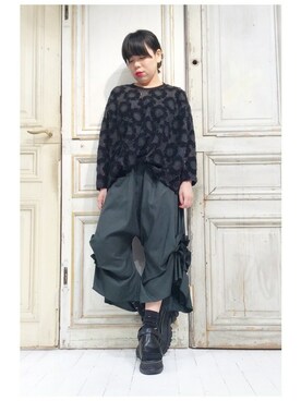 「gomme（ゴム）のアイテム」を使った、gommeさん（レディース・156cm）の春コーディネート