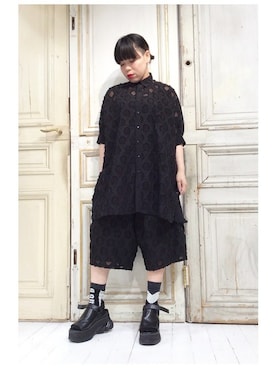 「gomme（ゴム）のアイテム」を使った、gommeさん（レディース・156cm）の春コーディネート