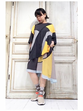 「エスパドリーユ」｜gommeさん（レディース・156cm）の冬コーディネート
