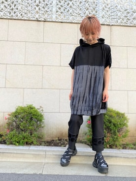 「gomme（ゴム）のアイテム」を使った、gommeさん（レディース・156cm）の春コーディネート