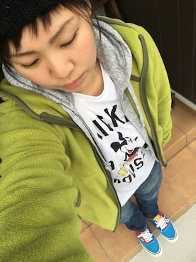 「エアリズム」｜やっすん。さん（レディース・160cm）の春コーディネート