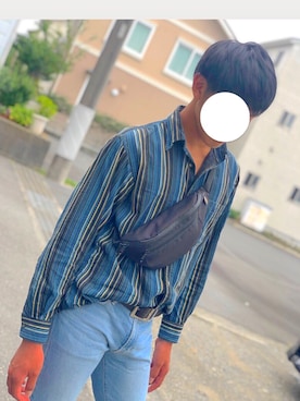 「jiggys shop（ジギーズショップ）のストレッチスキニーパンツ デニム & ダメージデニム アンクルパンツ（デニムパンツ）」を使った、kenji さん（メンズ・178cm）の夏コーディネート