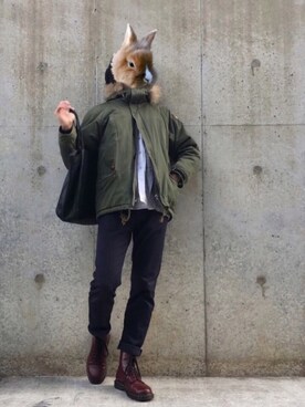 ウサ男さん（メンズ・176cm）の冬コーディネート