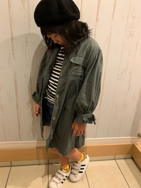 Mayu Murakamiさん（キッズ・129cm）の秋コーディネート