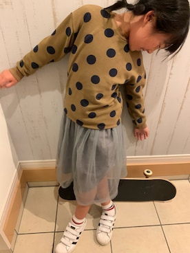 Mayu Murakamiさん（キッズ・129cm）の秋コーディネート