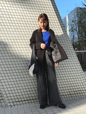 真唯さん(レディース・157cm)の春コーディネート