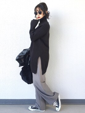 Aiさん（レディース・163cm）の冬コーディネート