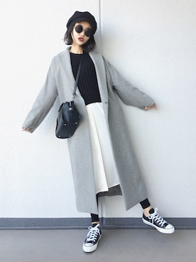「FREAK'S STORE（フリークスストア）のアイテム（腕時計）」を使った、Aiさん（レディース・163cm）の冬コーディネート