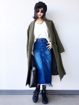 Aiさん（レディース・163cm）の冬コーディネート