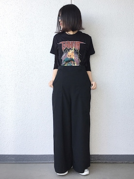 「LOWRYS FARM（ローリーズファーム）のアイテム（つなぎ/オールインワン）」を使った、Aiさん（レディース・163cm）の春コーディネート