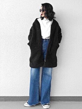 Aiさんの「N.Vogue(エヌヴォーグ)バルーン袖ニット」を使ったコーディネート