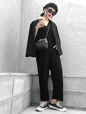 「STUDIOUS（ステュディオス）のアイテム（ジャケット/アウター）」を使った、Aiさん（レディース・163cm）の春コーディネート