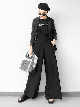 「STUDIOUS（ステュディオス）のアイテム（ジャケット/アウター）」を使った、Aiさん（レディース・163cm）の夏コーディネート