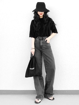 「LVEU.（ラブユ.）のアイテム」を使った、Aiさん（レディース・163cm）の夏コーディネート