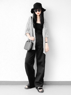 「Dr. Martens（ドクターマーチン）のDr.Martens　GRYPHON（サンダル）」を使った、Aiさん（レディース・163cm）の夏コーディネート