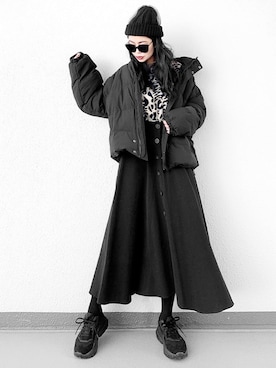 「ACYM（アシーム）のアイテム」を使った、Aiさん（レディース・163cm）の冬コーディネート