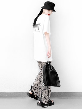 「Dr. Martens（ドクターマーチン）のDr.Martens　GRYPHON（サンダル）」を使った、Aiさん（レディース・163cm）の夏コーディネート