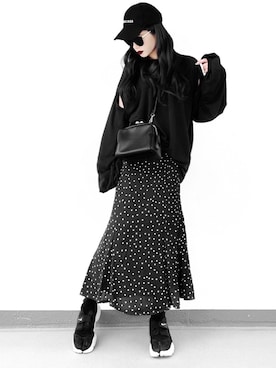 「chuu（チュー）のアイテム」を使った、Aiさん（レディース・163cm）の春コーディネート