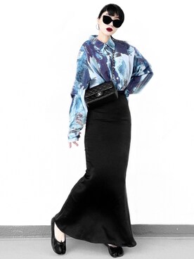 「ACT（アクト）のアイテム（トップス）」を使った、Aiさん（レディース・163cm）の春コーディネート