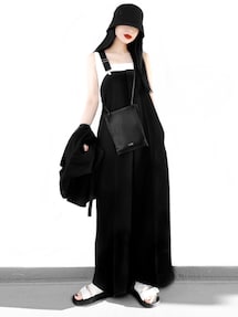 Ameri（アメリ）の「BIG PANTS ROMPERS（つなぎ/オールインワン）」 - WEAR