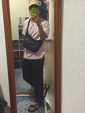 「HeM（ヘム）のアイテム」を使った、とるてぃーやさん（メンズ・167cm）の夏コーディネート