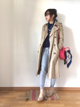 「RED CARD TOKYO（レッドカード）のアイテム（ジャケット/アウター）」を使った、mari◡̈♥︎さん（レディース・155cm）の冬コーディネート
