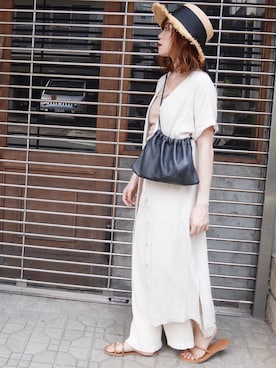 mari◡̈♥︎さん（レディース・155cm）の夏コーディネート