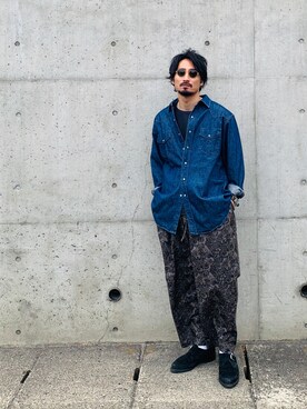 「KICS DOCUMENT.（キクス ドキュメント）のアイテム（パンツ）」を使った、sakurabaggio18さん（メンズ・179cm）の春コーディネート