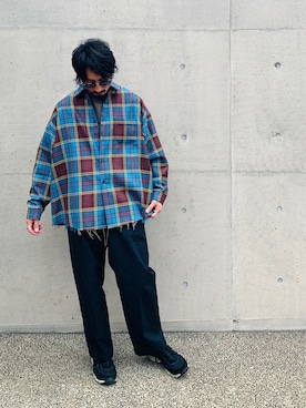 「KICS DOCUMENT.（キクス ドキュメント）のアイテム（パンツ）」を使った、sakurabaggio18さん（メンズ・179cm）の春コーディネート
