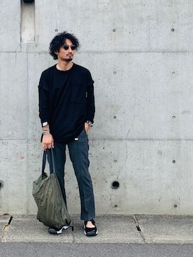 「N.HOOLYWOOD（N.ハリウッド）のアイテム」を使った、sakurabaggio18さん（メンズ・179cm）の夏コーディネート