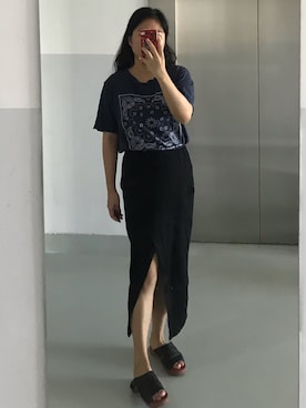 「EGOIST（エゴイスト）のアイテム（その他）」を使った、CSYさん（レディース・155cm）の秋コーディネート
